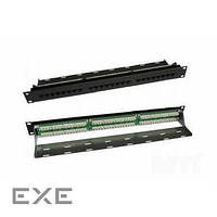 Патч-панель 19" 24xRJ-45 UTP, cat. 5е, 1U Molex (PID-00234-04)