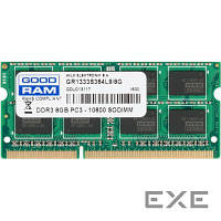 Оперативная память Goodram 8Gb DDR3 1333MHz sodimm GR1333S364L9/8G GOODRAM
