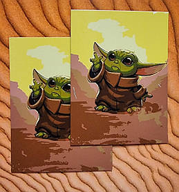 Магніт "Бейбі Йода", 70х90мм