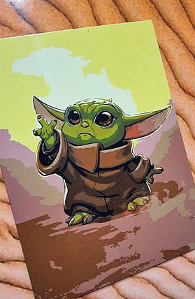 Магніт "Бейбі Йода", 70х90мм, фото 3