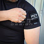 Футболка тактична Комбат з кишенею CoolPass антистатик чорна, фото 5