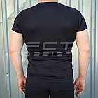 Футболка тактична Комбат з кишенею CoolPass антистатик чорна, фото 7