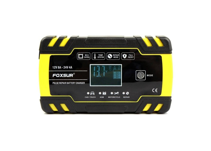 Автомобільний зарядний пристрій Foxsur FBC122408D 24V 4A 12V 8A