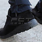 Кросівки тактичні літні Urban N-32 замша чорні на сітці, фото 6