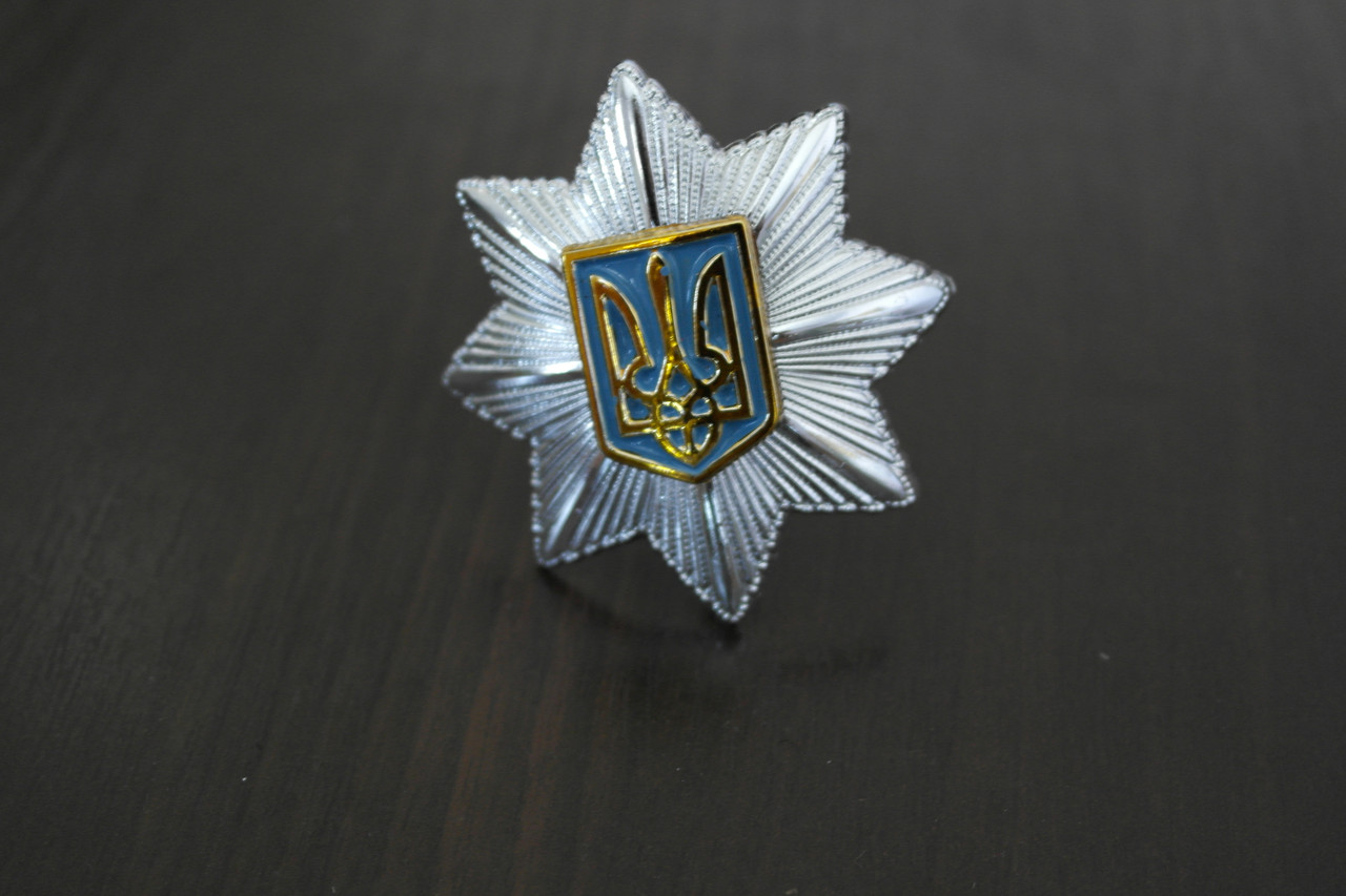 Кокарда Поліції пластик, фото 1