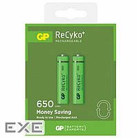 Аккумулятор Gp AAA 65AAAHCE-EB2 Recyko 650 mAh * 2 (65AAAHCE / 4891199186677)