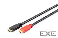 Кабель ASSMANN HDMI High speed с усилителем (AM/AM) 15m, black (AK-330105-150-S)