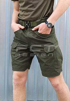 Тактична Шорти тактичні стрейч ріп-стоп STURM хакі