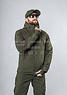 Куртка тактична Хантер Софтшелл фліс на сітці, фото 3