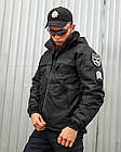 Куртка Вітровка Патрол водонепроникна для Поліції з Липучками на сітці, фото 6