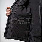 Куртка Патрол Софтшел тактична для Поліції чорна термофліс, фото 8