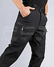 Штани Зимові Софтшелл чорні, фото 5