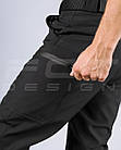 Штани Зимові Софтшелл чорні, фото 8