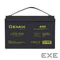 LP12-100 Gemix АКБ 12V 100Ah AGM black (LP12100)