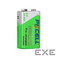 Аккумулятор PKCELL 9V/ 350mAh, крона, NiMH Rechargeable Battery,1 штука в блистере цена (9334 1ш)