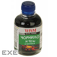 Чернила WWM HP №10/11/12 200г Black 200г pigmented (H12/BP)