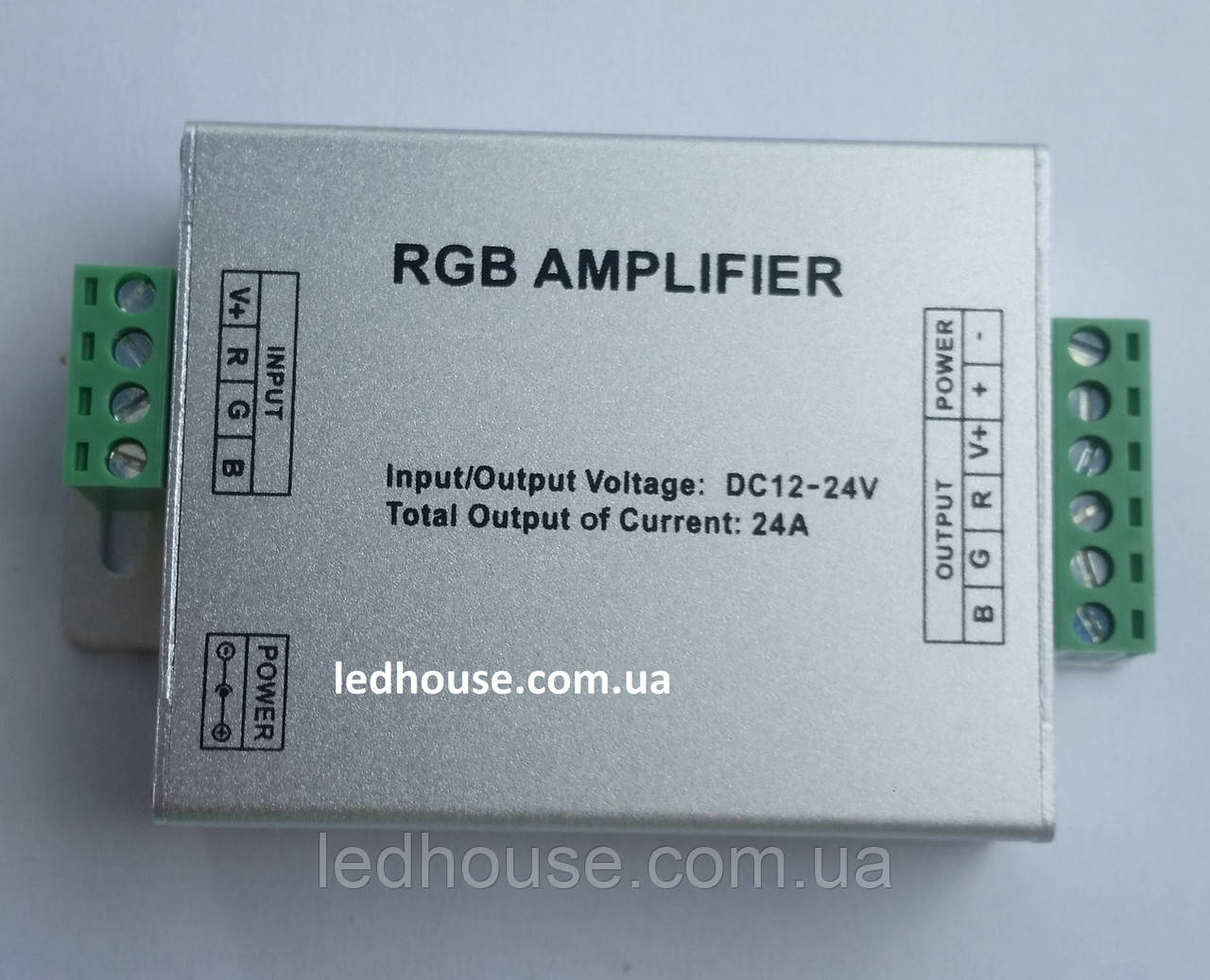 RGB-підсилювач -24 A (12/24V, 288/576W) 8A на канал