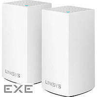 Wi-Fi Mesh система LINKSYS Velop Whole Home Intelligent Mesh WiFi System White 2-pack (WHW0102-EU)