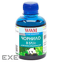 Чернила WWM Brother DCP-T300/T500W/T700W 200г Cyan Water-soluble (B51/C)