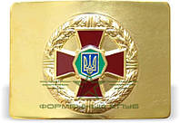 Бляха Национальной Гвардии Украины (красный крест).