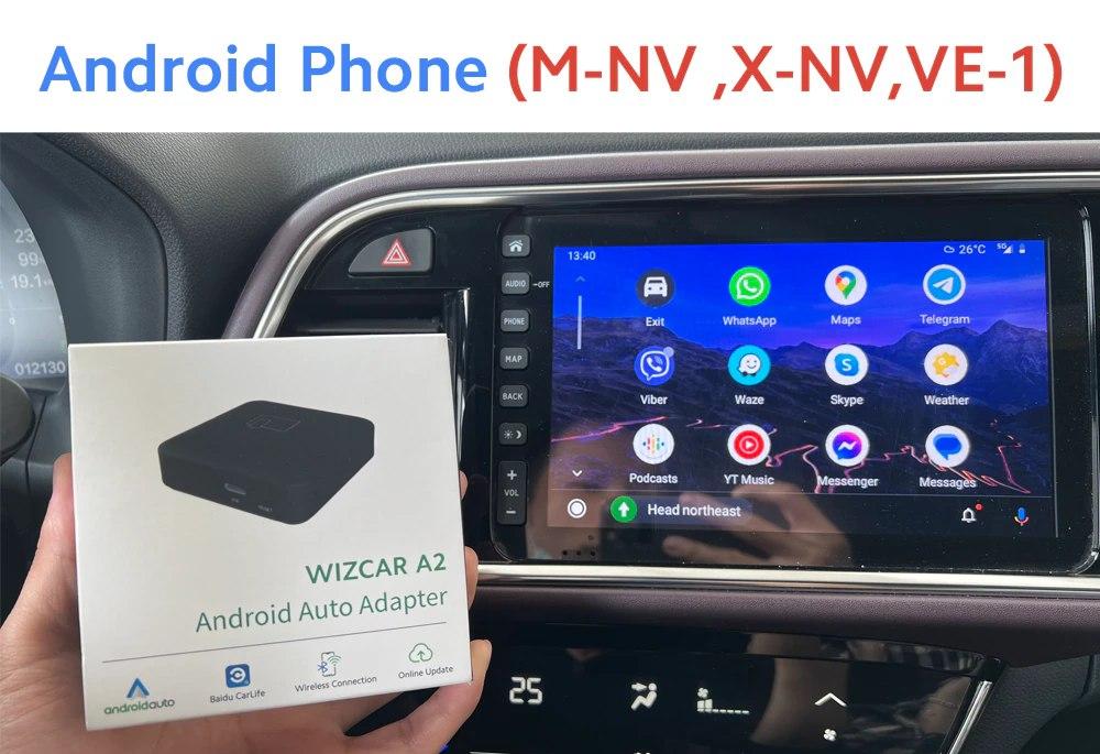 Адаптер WizCar A2 для Honda MNV XNV VE1 eNS1 eNP1 for Android Auto