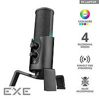 Микрофон Trust GXT 258 Fyru USB 4-in-1 Streaming Microphone Black (23465)