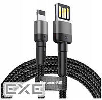 Кабель Baseus Cafule Cable?Special Edition?USB For iP 1m Grey+Black (CALKLF-GG1)