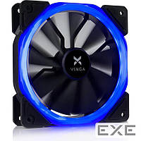 Кулер для корпусу Vinga LED fan-01 blue