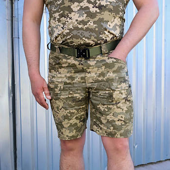 Тактична Шорти тактичні стрейч ріп-стоп STURM піксель ЗСУ