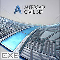 ПО для 3D (САПР) Autodesk Civil 3D Commercial Single-user Annual Subscription Re (237I1-006845-L846)