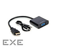 Конвертер Voltronic YT-C-HDMI(M)/VGA(F)+AUX-B (08633) HDMI - VGA