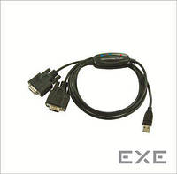 Переходник Viewcon USB 2.0 to 2хCOM (9+25pin) 1.4m (VE591)