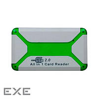 Card Reader внешний AtCom TD2070 ALL IN 1 MS/microSD/SDHC/T-Flash (10770)