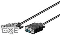 Кабель монитора-адаптер Goobay DVI-VGA HD15 M/M 3.0m,2xShielded D=5.5mm (75.03.3825-1)