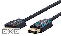 Кабель монитора-адаптер Click Tronic DisplayPort-HDMI M/M (HDMIэкран) 5.0m,v1.2 4K@60Hz (75.04.4926)