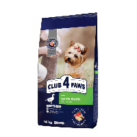 Club 4 Paws (Полуб 4 Лапи) Premium Adult Small Breed Duck сухий корм з качкою для дорослих собак малих порід