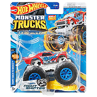 Hot Wheels Monster Trucks Night Shifter jam Внедорожник джип 1 64 Scale FYJ44 Monster Trucks