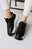 Модные женские кроссовки черные Женские спортивные черные кроссовки Удобные женские кроссовки черные