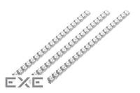 Пластикові пружини для біндера 2E, 22мм, світло-сірі, 50шт (2E-PL22-50LG)