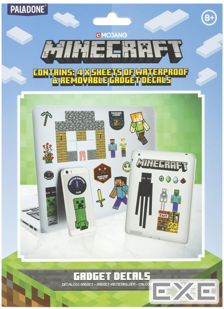 Купить Наклейка Paladone Minecraft Gadget Decals (PP7302MCF), цена 310