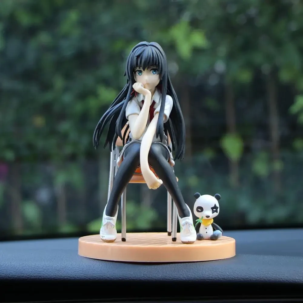 Фигурка аниме в машину Мику Хацунэ, статуэтка на подставке с ПВХ пластика - фото 1 - id-p1933115455