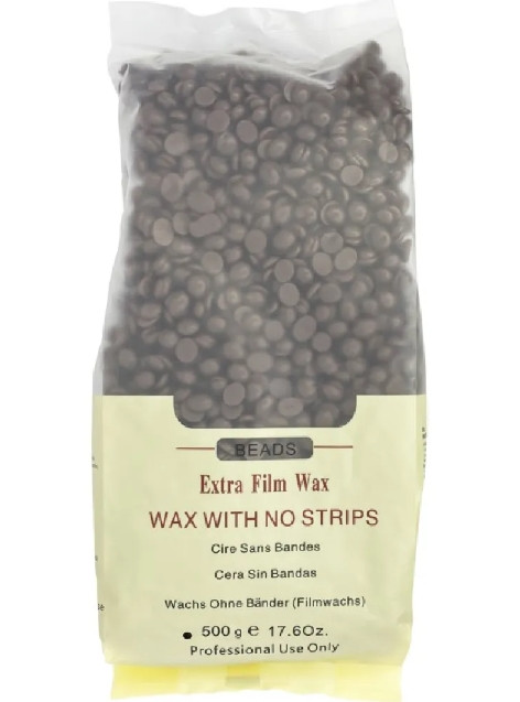 Віск у гранулах Beads Extra Film Wax (шоколад) 500 грам, фото 1