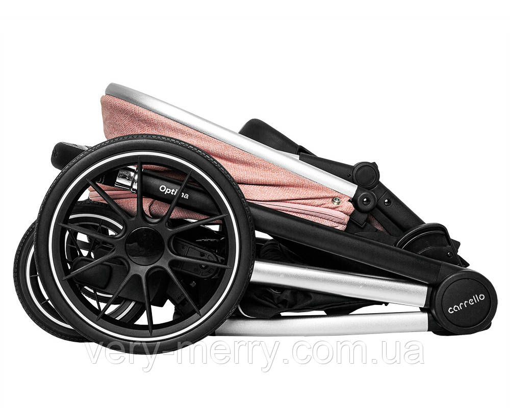 Универсальная коляска 3 в 1 Carrello Optima (Каррелло Оптима) CRL-6504 Hot Pink (розовый цвет) - фото 7 - id-p1926509292