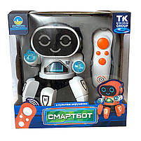 Робот на радіокеруванні Смартбот, білий, TK Group, українська мова, казки, пісні, рухається, танцює, підсвічується,17*12см (41852), фото 2
