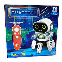 Робот на радіокеруванні Смартбот, білий, TK Group, українська мова, казки, пісні, рухається, танцює, підсвічується,17*12см (41852), фото 3