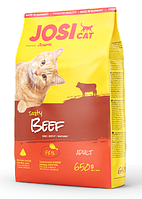 JosiCat Tasty Beef с говядиной - сухой корм для взрослых котов 650 г