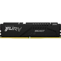 Модуль пам'яті для комп'ютера DDR5 16GB 5200 MHz Beast Black Kingston Fury (ex.HyperX) (KF552C40BB-16)-Гарантія!
