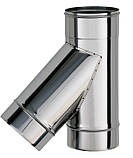 Трійник 45° з термоізоляцією неіржавка сталь у неіржавці, фото 2