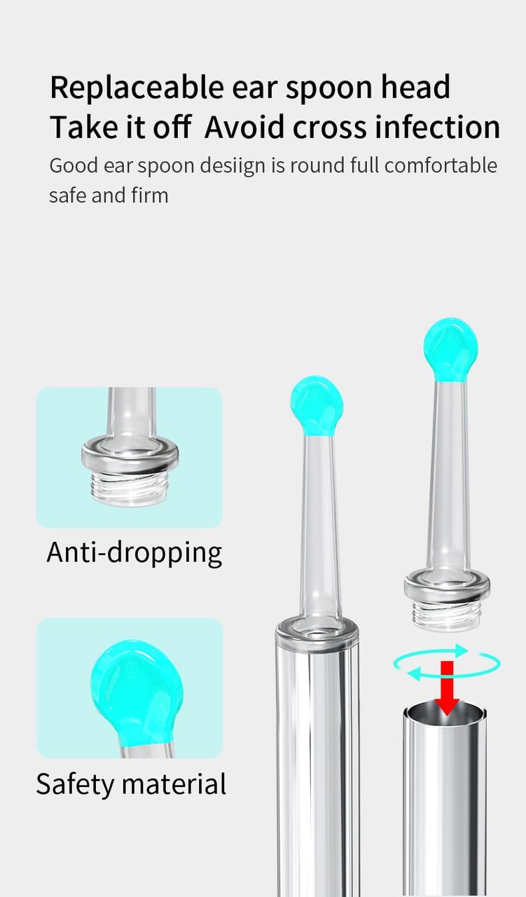 Купить Прибор для удаления ушной серы NE3 Wireless Visible Earpick, цена 649 ₴ — Prom.ua (ID