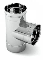 Трійник 87° з неіржавкої сталі